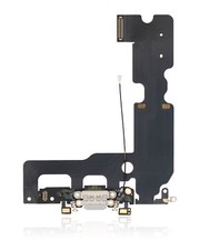 Charging Port Flex Cable Compatible For iPhone 7 Plus (Premium) (Silver) picture