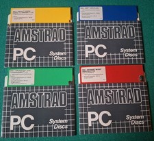 Vintage Amstrad PC System Discs 5.25