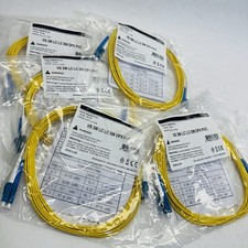 (LOT OF 5)  LEGRAND 810-LL7-009 3M VALUE SINGLE-MODE LC-LC DUPLEX FIBER CABLE picture