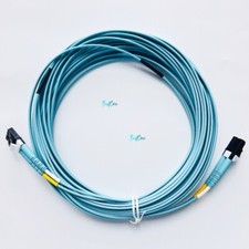 CORNING 33ft 10m LC UPC to LC UPC Duplex 2F OM3 Fiber Optical Patch Cord LSZH picture