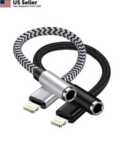 2Pack iPhone Lightning to 3.5mm Headphone Adapter MFi Certified FROM USA  picture