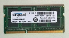 HP ELITEBOOK 8570P OEM CRUCIAL 8GB DDR3, 1600 SODIMM, CT102464BF160B.M16FP picture