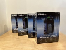 TRENDnet TI-G642i 6-Port Industrial Gigabit L2 Managed DIN-Rail Switch picture
