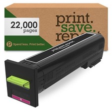 Print.Save.Repeat. Lexmark 72K1XM0 Magenta Toner Cartridge for CS820 [22k pgs] picture