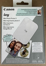 Canon Ivy Mini Photo Printer 2nd Gen White PV-223-PW New Open Box Ships Free picture