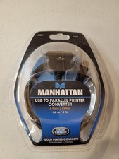 NEW Sealed Manhattan 317474 USB to Parallel Printer Converter Cable 6ft CEN36 picture