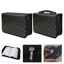 128 Disc CD DVD Storage Bag PU Leather Media Album Case Video Holder Organizer picture