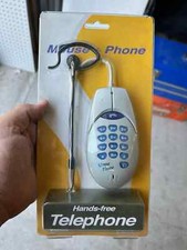 💻 RARE & SEALED Vintage Hands-free 🖱️ Mouse Phone Telephone (Computer PC) 🆕 picture