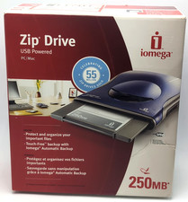 iomega Zip 250 USB-Powered External Drive Blue Z250USBPCMBP  *NEW, Opened Box* picture