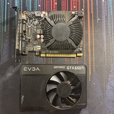 EVGA NVIDIA GeForce GTX 650 Ti 1GB GDDR5 PCIe x16 Dual DVI  -- MISSING FAN BLADE picture
