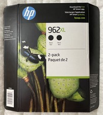 HP 962XL Black Twin Pack 3JB35BN 2 X 3JA03AN Exp 2027+ OEM Sealed Retail Package picture