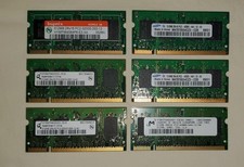 (6) Samsung Micron Hynix 512MB DDR2 Memory PC2-3200 4200 5300 3GB Total picture