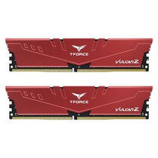 TEAMGROUP T-Force Vulcan Z Red 64GB (2x32GB) DDR4-3200 CL16 TLZRD432G3200HC16CBK picture
