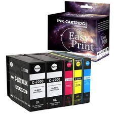5PK PGI2200XL Ink Cartridge for Canon Maxify MB5420 iB4020 iB4120 Printer,2BCMY picture