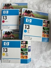 HP Ink Cartridge Lot Invent 13 Yellow, Magenta, Cyan OEM 03/2009 C4815A C4816A picture