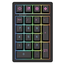 K21 Wireless Bluetooth Hot Swappable Mechanical Numeric Keypad RGB Numpad picture