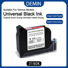 3 pieces High Adhesion 12.7mm Handheld Online Inkjet Printer Ink Cartridge picture