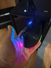 ZELOTES C-18 Ergonomic Vertical Gaming Mouse Right Hand 10000DPI Black USB Wired picture