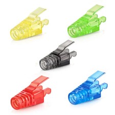 ZoeRax 100PCS Colorful RJ45 CAT6 Strain Relief Boots Connector for Standard CAT6 picture