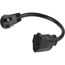 StarTech.com PAC101R1 1 ft Flat Extension Cord - NEMA 5-15R to NEMA Right-Angle picture