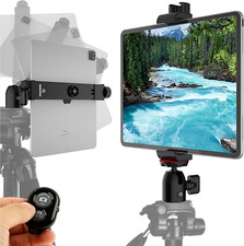 Ipad Tripod Mount Adapter with Bluetooth Remote - Works with All Tablets picture