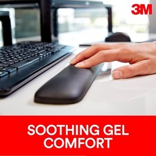 3M Gel Wrist Rest for Keyboards, Soothing 3M Gel Technology and Satin Smooth - picture
