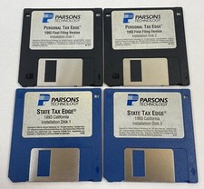 Vintage 1993 Parsons Technology Software State & Personal Tax Edge 3.5
