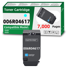 The 006R04617 Cyan Toner Cartridge  Compatible for Xerox C620 C625 (7000 Paper) picture