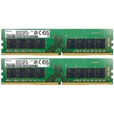 New Samsung 64GB 2X32GB DDR4 3200MHz PC4-25600 UDIMM Memory Ram M378A4G43AB2-CWE picture