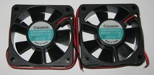 2 X Sunon 60 mm Quiet Cooling KDE Fan - 12 V - 15 CFM - 26 dB - KDE1206PKB3 picture