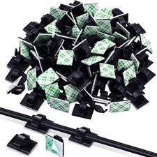 100 piezas de clips adhesivos para cables clips resistentes para cables soportes picture