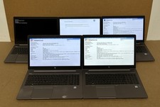 Lot of 5 HP ZBook 15u G5 Laptops i7-8650U | 512GB SSD | 4GB/16GB RAM | NO OS H picture