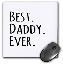 3dRose Best Daddy Ever - Gifts for fathers - dads - Good for Fathers day - black picture