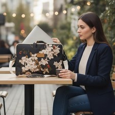 Elegant Lightweight Laptop Shoulder Bag for Women – Perfect for 15-Inch Devices picture