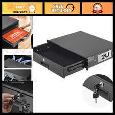 Lockable 2U Rack Drawer for 19