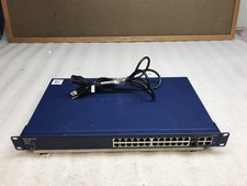 NetGear FS728TP ProSafe 24-Ports 10/100Base-T PoE 4 Gigabit Ports & 2 SFP Switch picture