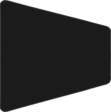 Large Mouse Pad Desk Mat Office Desk Pad with Stitched Edges, Black picture