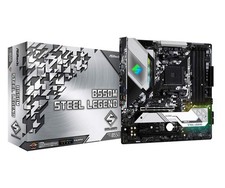 ASRock B550M Steel Legend Supports 3rd Gen AMD AM4 Ryzen™ / Future AMD... picture