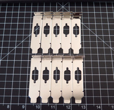 Lot of 10 Half Height Size Low Profile Bracket with PCI PCIe Serial DB9 I/O Port picture