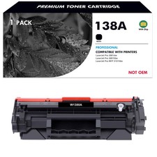 1PK NEW CHIP W1380A Toner Cartridge for 138A HP LaserJet Pro 3001dw MFP 3101fdw picture