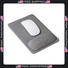 Ergonomic Mouse Pad with Wrist Rest Non-Slip Base 8.86 x 6.1 in Grey picture