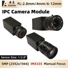 5MP IMX335 2592x1944 IP Camera With 2.8/4/6-12mm Zoom Lens Fixed Focus Security picture