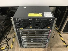 Cisco WS-C4510R+E w/ 2x X45-SUP8-E, 8x X4748-UPOE+E, 2x PS *Entservices License* picture