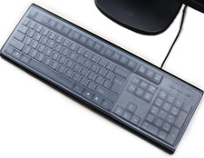 (2 Pack) Universal Clear Anti-Dust Keyboard Skin Protector Cover for 104/107 Key picture