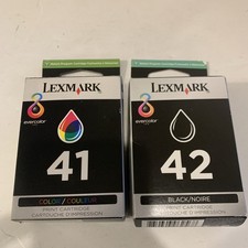 Lexmark No.41/42 Combo Ink Cartridges,Black,Color-Inkjet - 212 Page - 3 Pack Zp picture