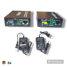 A Pair of 1.25G Bidi Gigabit Ethernet Media Converter w/ 2PCS Bidi + Tranceiver picture