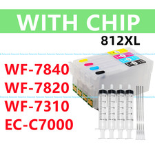 Refillable Ink Cartridge T812 812 XL with chip for  EC-C7000 picture