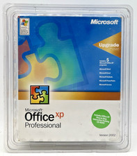 MICROSOFT OFFICE XP PROFESSIONAL CD VERSION 2002 SEALED CLAMSHELL PACKAGING picture