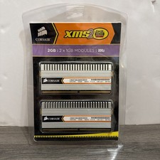 2GB Corsair XMS2 DHX, 2x 1GB DDR2 RAM Arbeitsspeicher TWIN2X2048-6400C5DHX, NEU picture