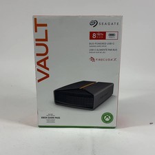 New Seagate External FireCuda X Vault 8TB USB-C to USB-A HDD 4B63P1-570 picture
